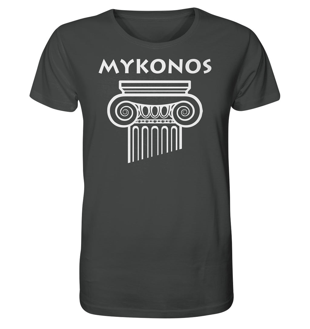 Mykonos Griechischer Säulenkopf - Organic Shirt