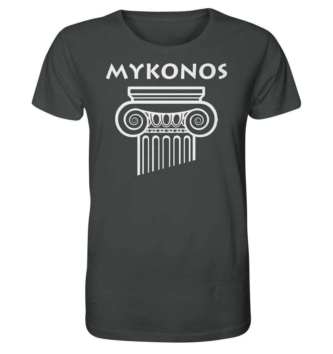 Mykonos Griechischer Säulenkopf - Organic Shirt