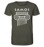 Samos Griechische Säule - Organic Shirt