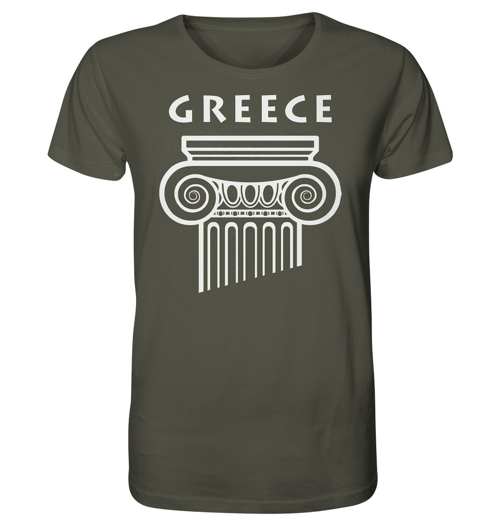 Greece Griechischer Säulenkopf - Organic Shirt