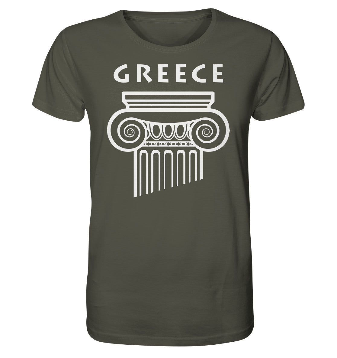 Tête de colonne grecque Grèce - Chemise biologique
