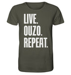 LIVE. OUZO. REPEAT. - Organic Shirt