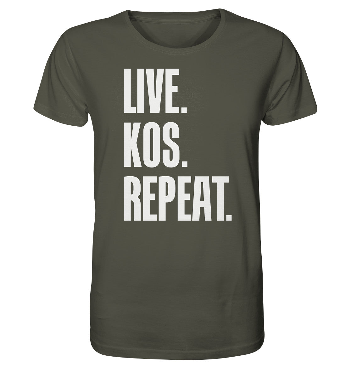 LIVE. KOS. REPEAT. - Organic Shirt