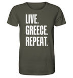 LIVE. GREECE. REPEAT. -Organic shirt