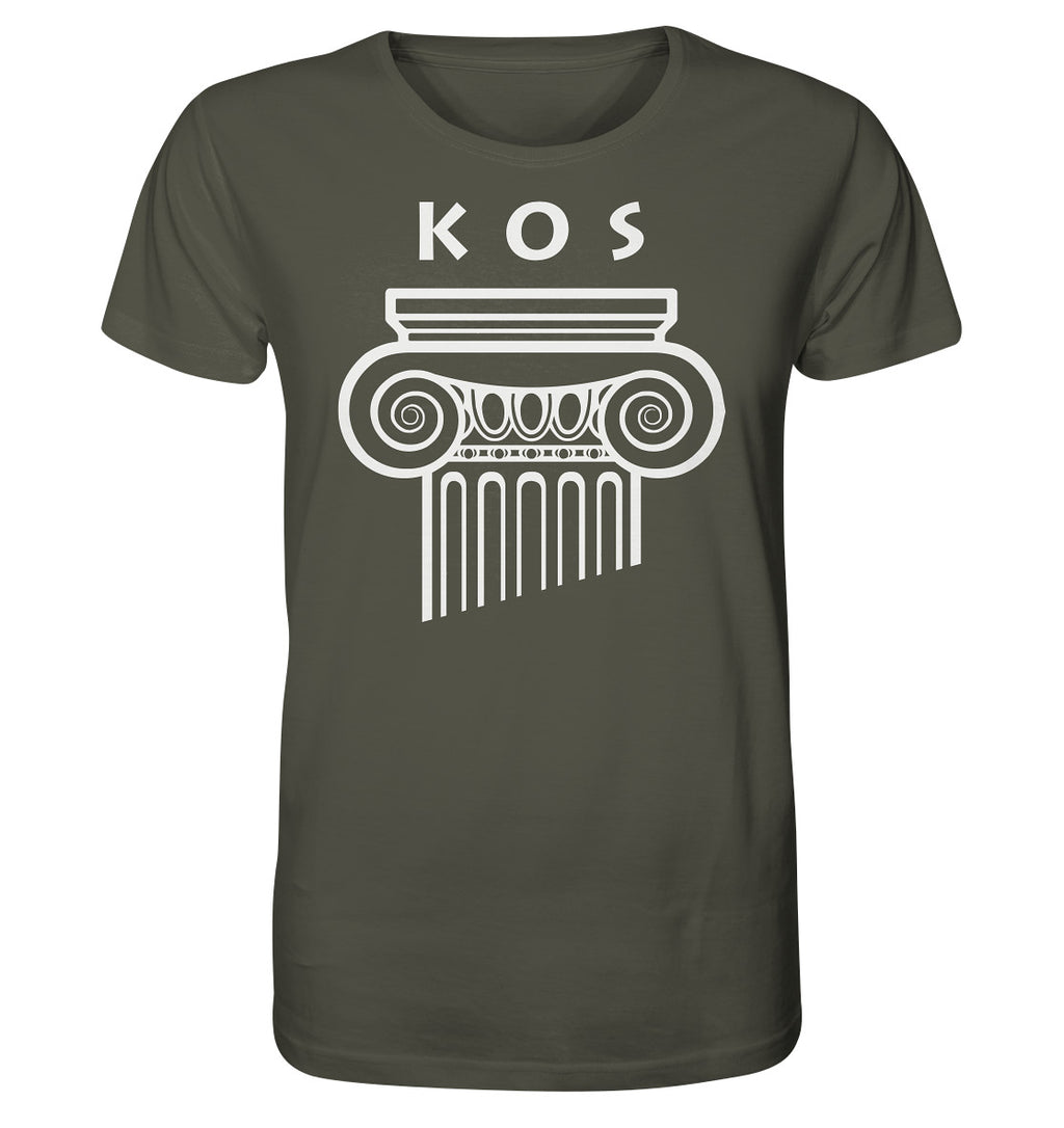 Kos Greek Column Head - Organic Shirt