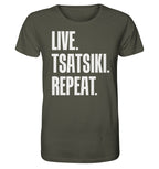 LIVE. TZATZIKI. REPEAT. -Organic shirt