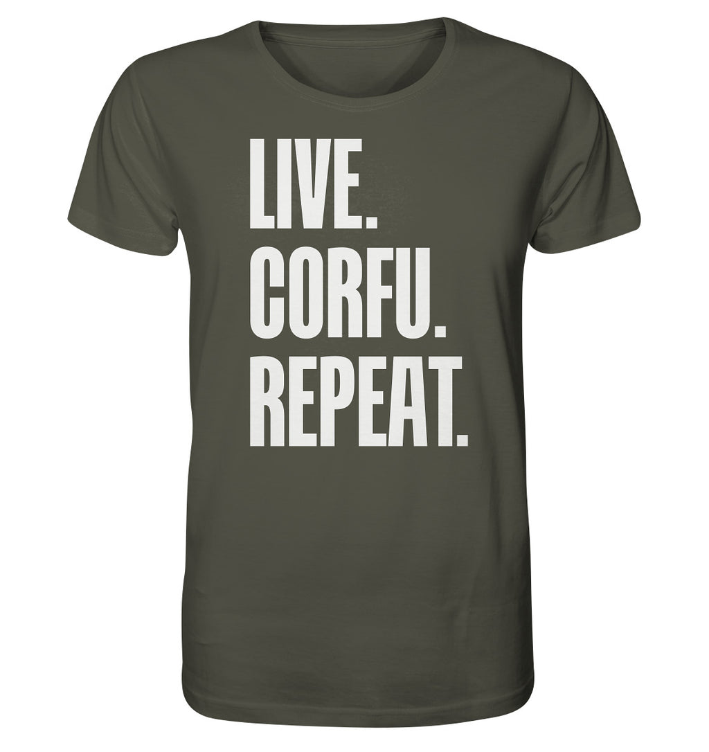 LIVE. CORFU. REPEAT. - Organic Shirt