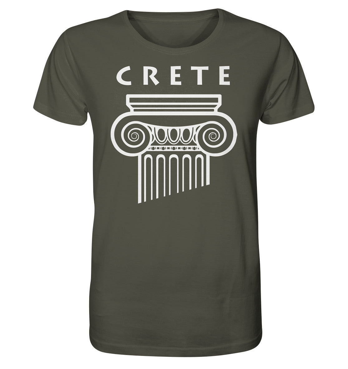Crete Griechischer Säulenkopf - Organic Shirt