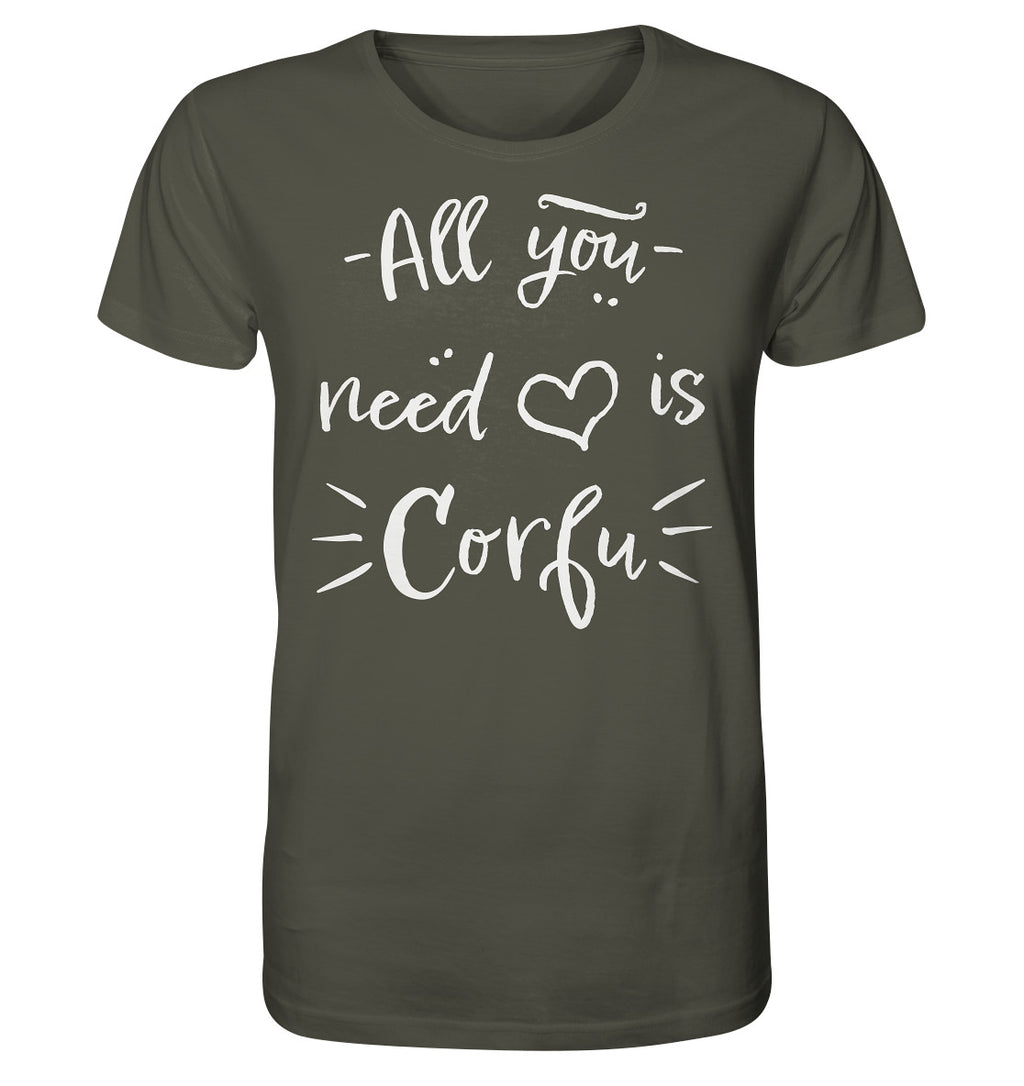 Tout ce dont vous avez besoin c'est de Corfou - Chemise bio