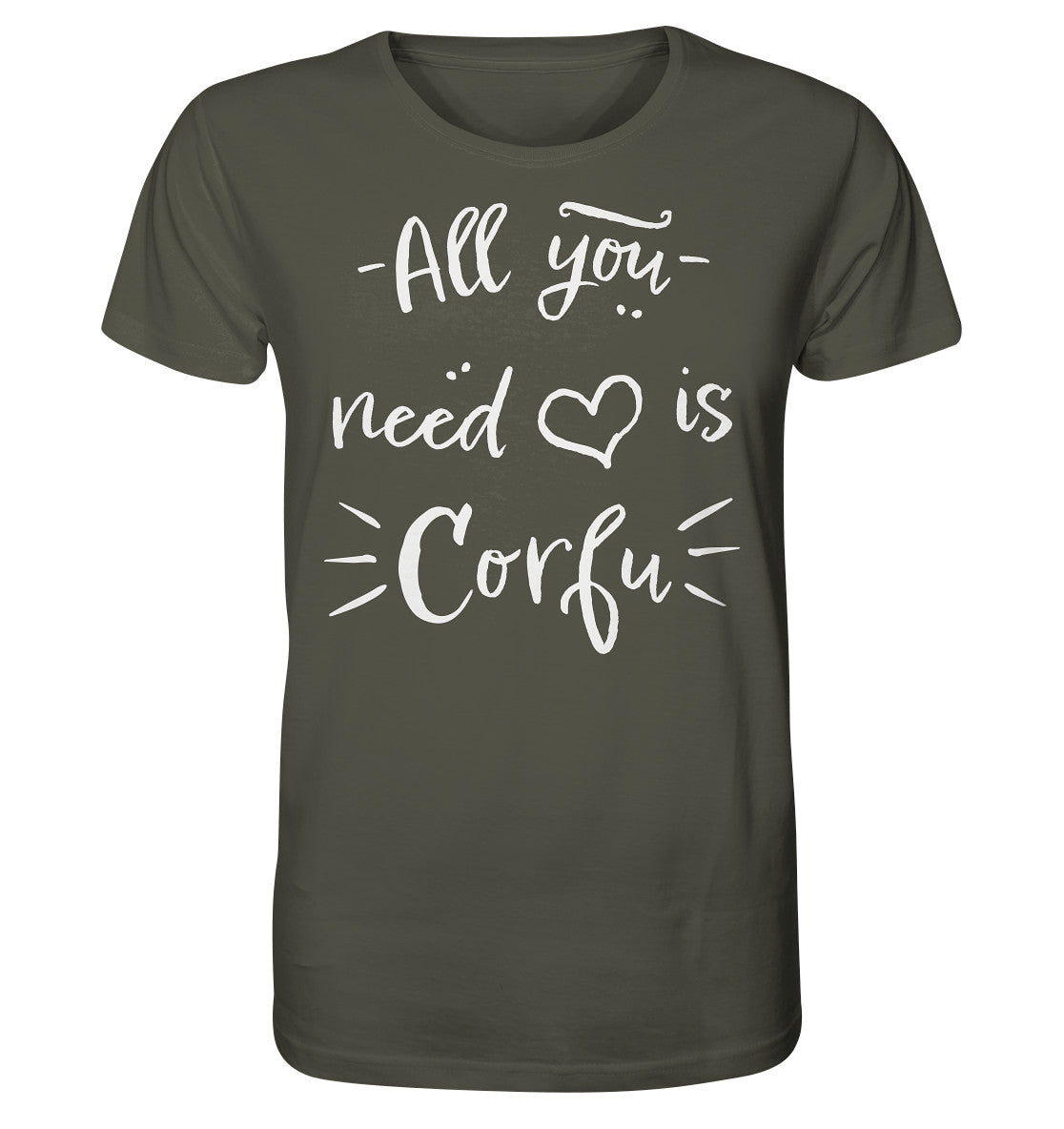 All you need is Corfu - Organic Shirt