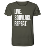 LIVE. SOUVLAKI. REPEAT. -Organic shirt