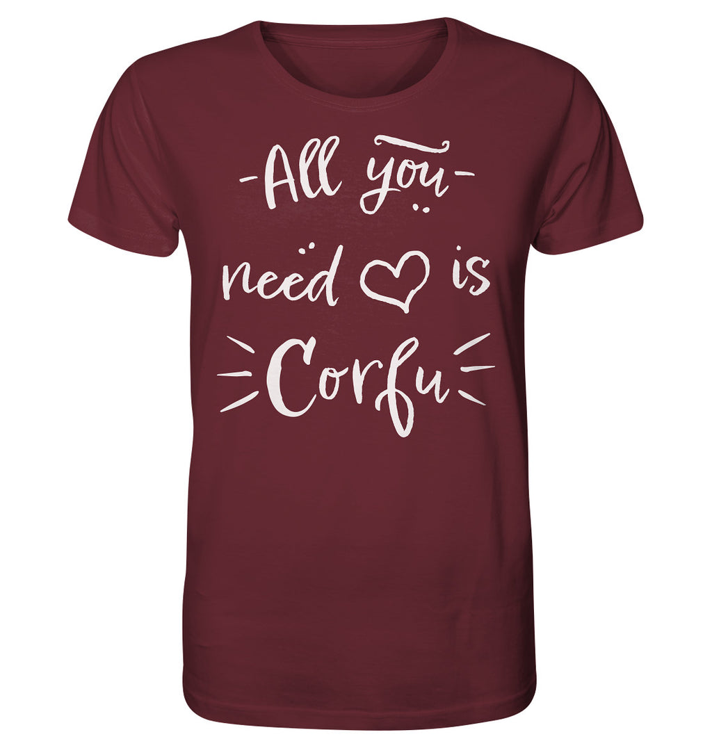 Tout ce dont vous avez besoin c'est de Corfou - Chemise bio