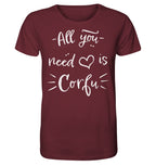 Tout ce dont vous avez besoin c'est de Corfou - Chemise bio