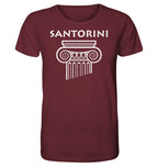 Santorini Griechischer Säulenkopf - Organic Shirt
