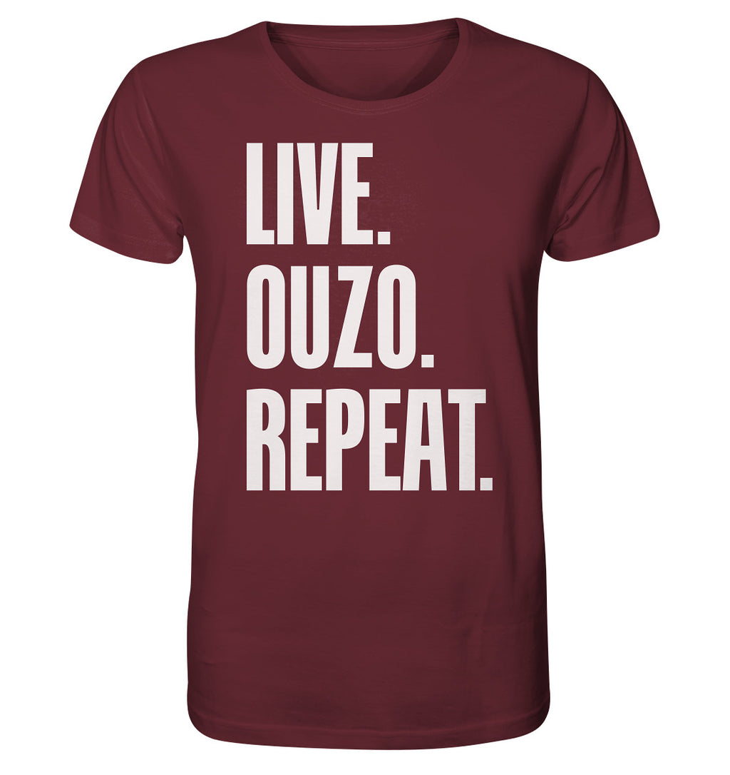 LIVE. OUZO. REPEAT. - Organic Shirt