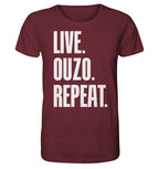LIVE. OUZO. REPEAT. - Organic Shirt