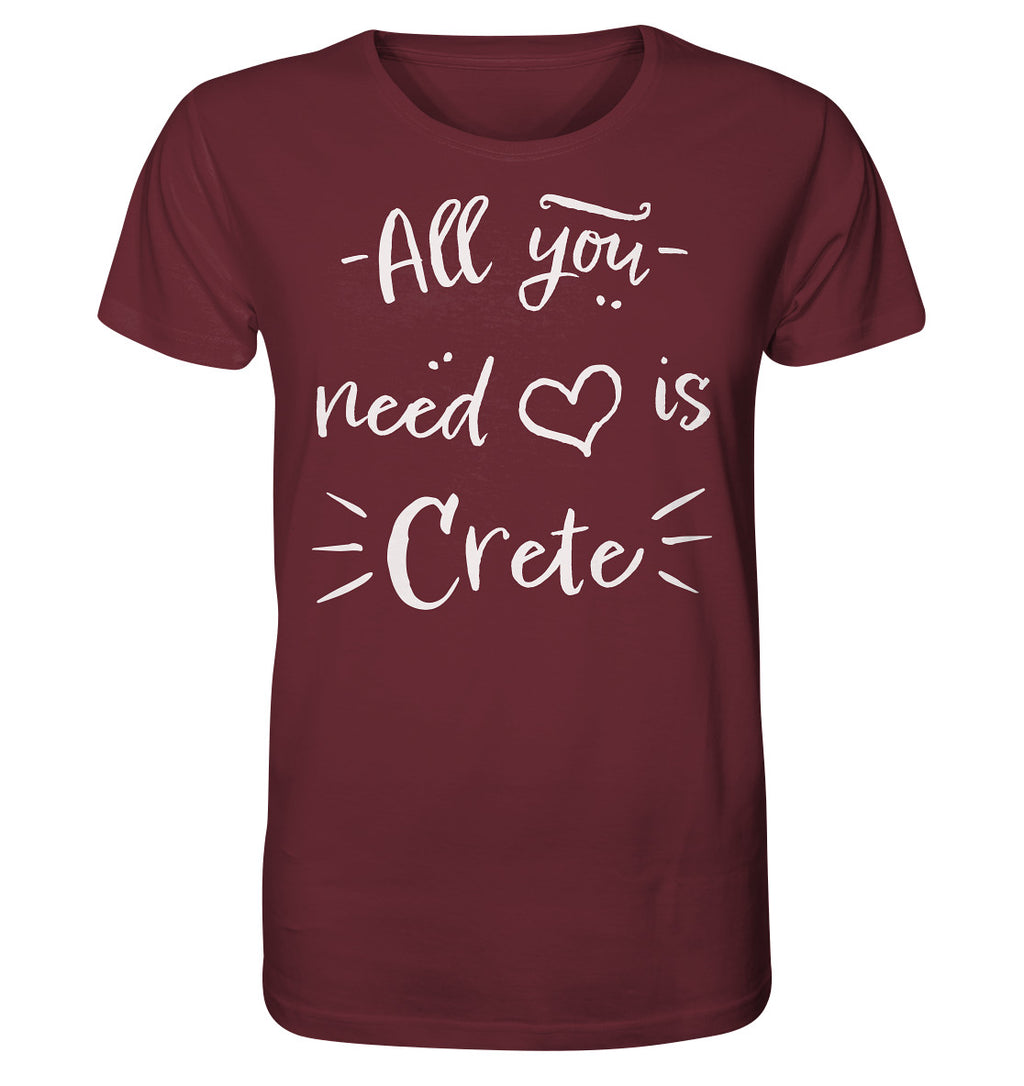 All you need is Crete - Organic Shirt