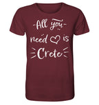All you need is Crete - Organic Shirt
