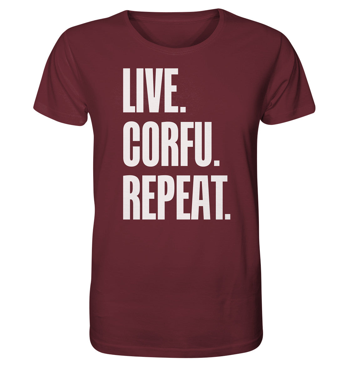 LIVE. CORFU. REPEAT. - Organic Shirt