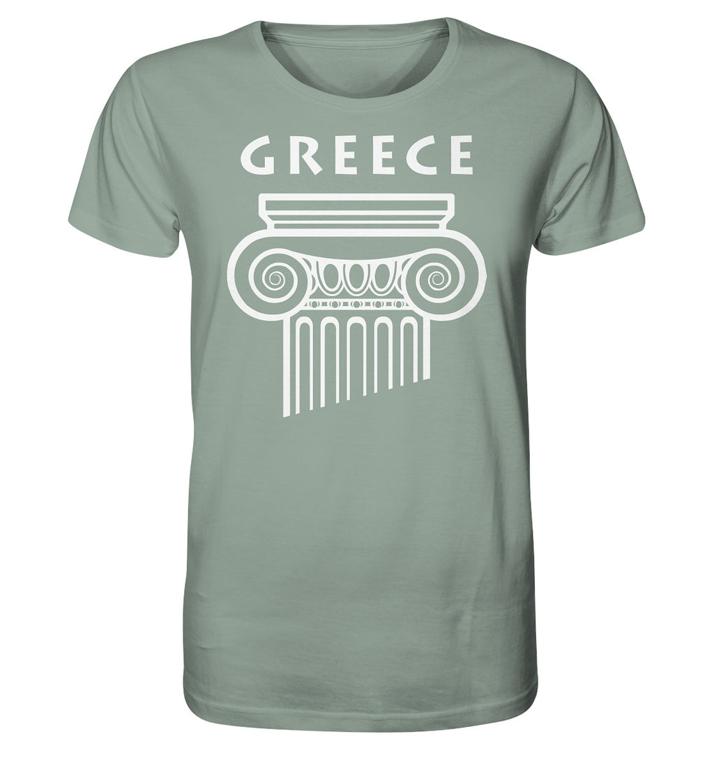 Greece Griechischer Säulenkopf - Organic Shirt