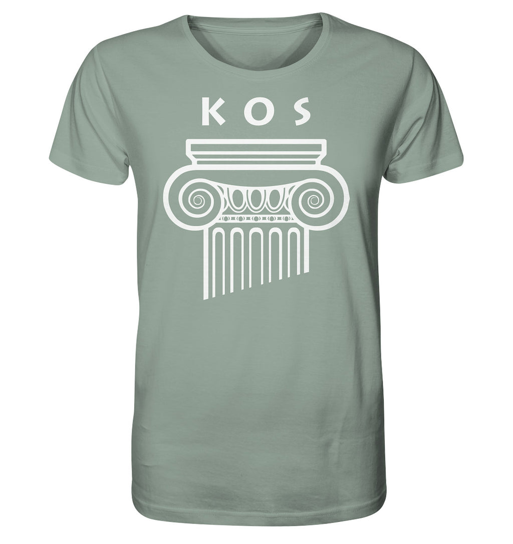 Kos Greek Column Head - Organic Shirt