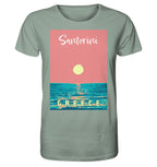 Sunset Ocean Santorini Greece - Organic Shirt