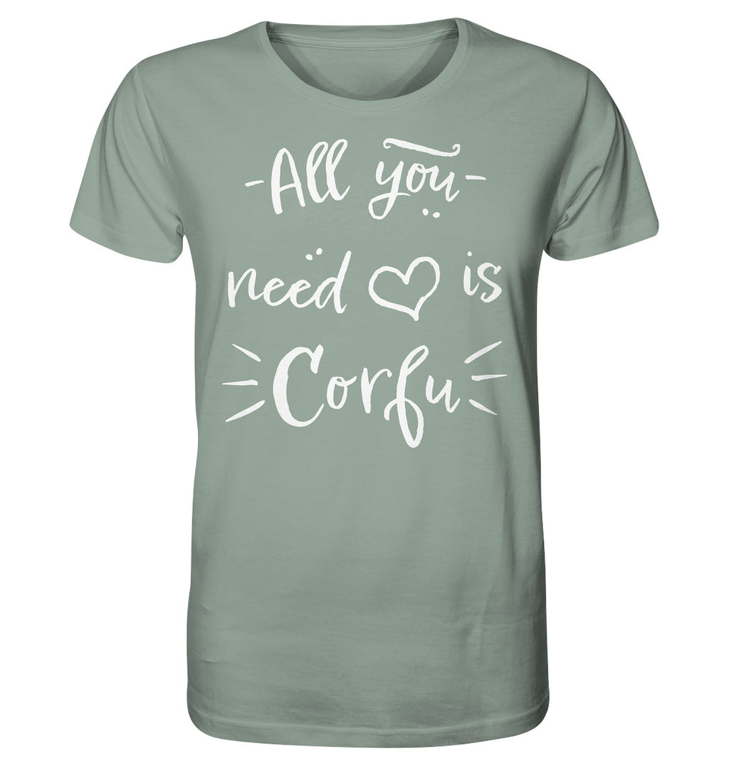 Tout ce dont vous avez besoin c'est de Corfou - Chemise bio