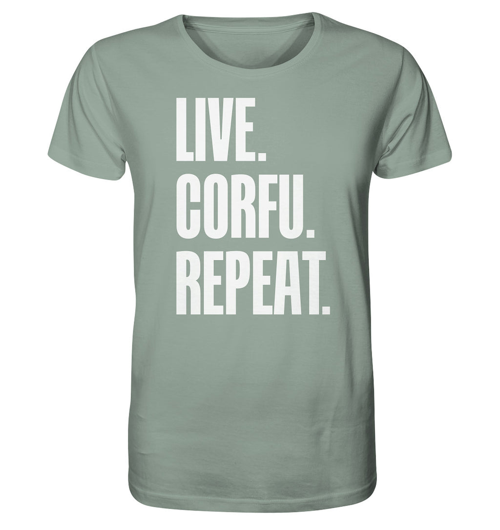 LIVE. CORFU. REPEAT. - Organic Shirt