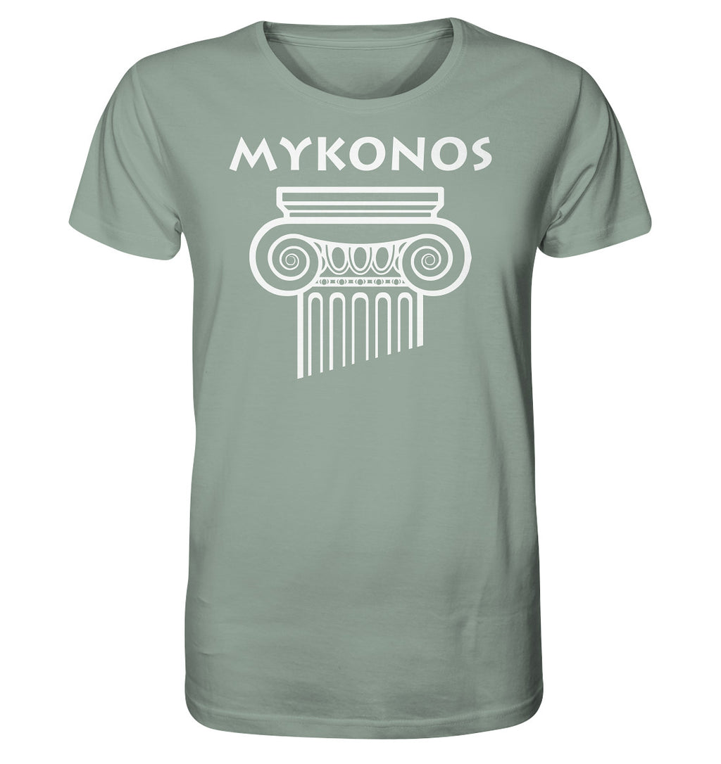 Mykonos Griechischer Säulenkopf - Organic Shirt