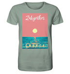 Sunset Ocean Zakynthos Greece - Organic Shirt