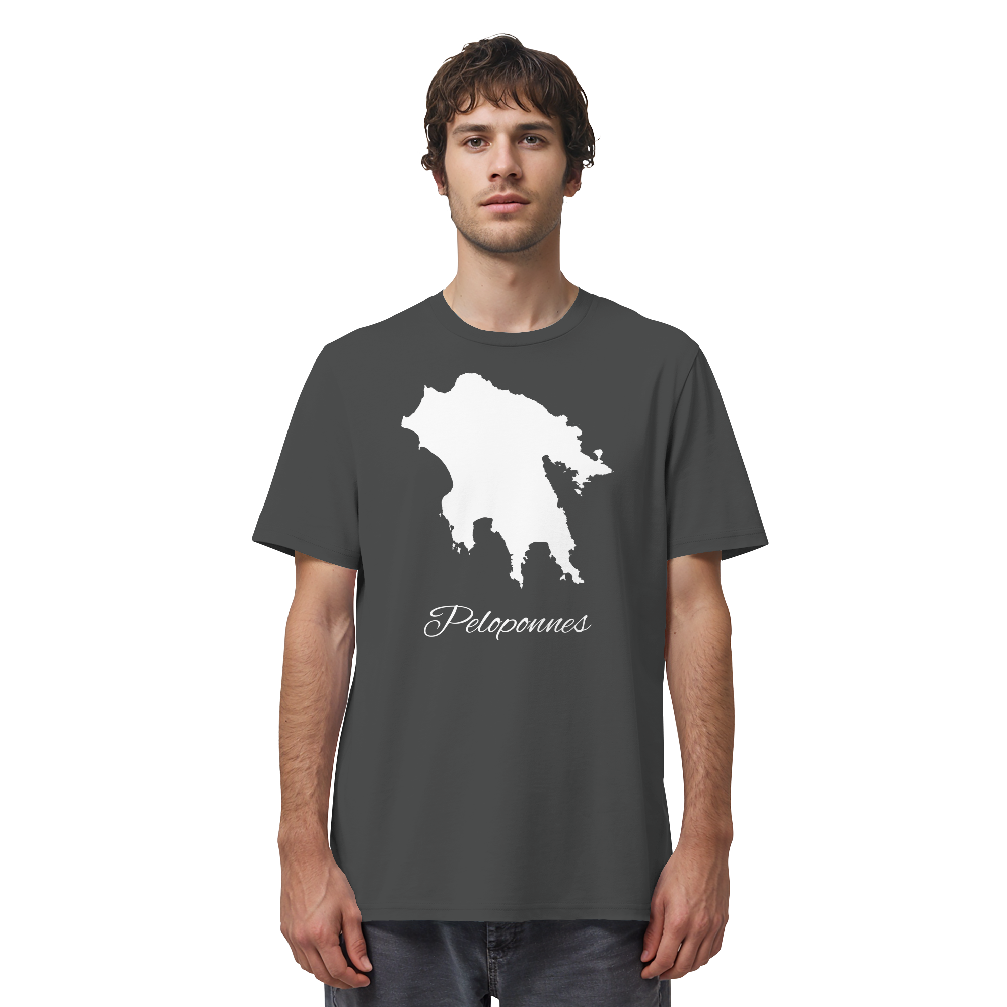 Peloponnes Silhouette Griechenland - Organic Shirt