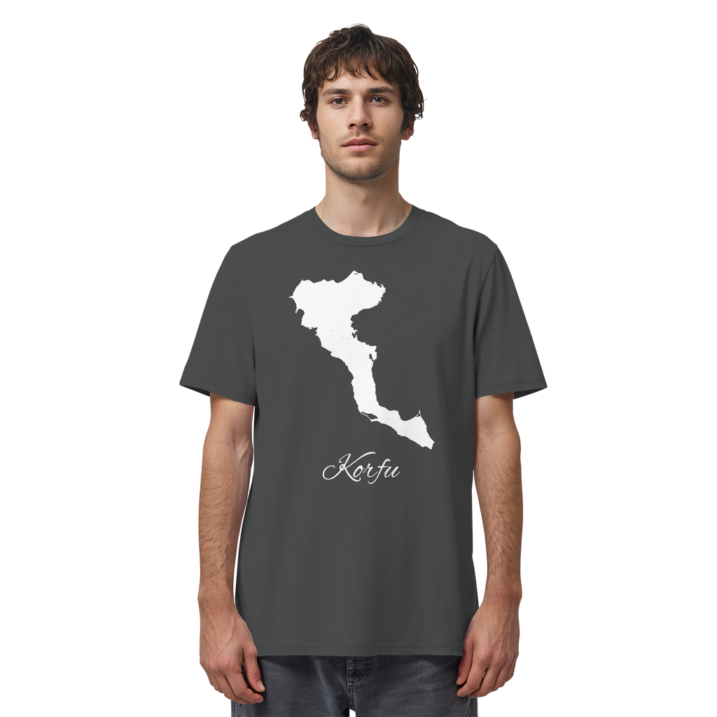 Korfu Silhouette Griechenland - Organic Shirt