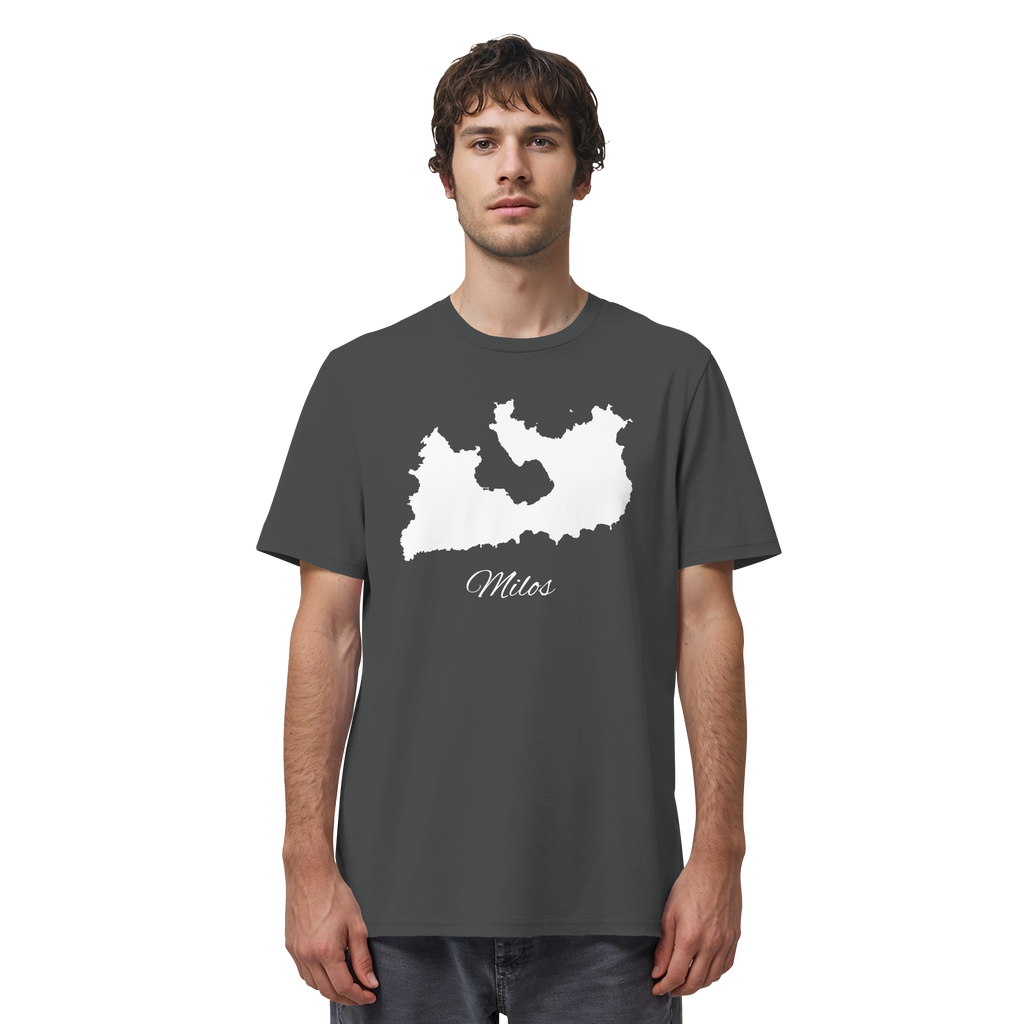 Milos Silhouette Griechenland - Organic Shirt