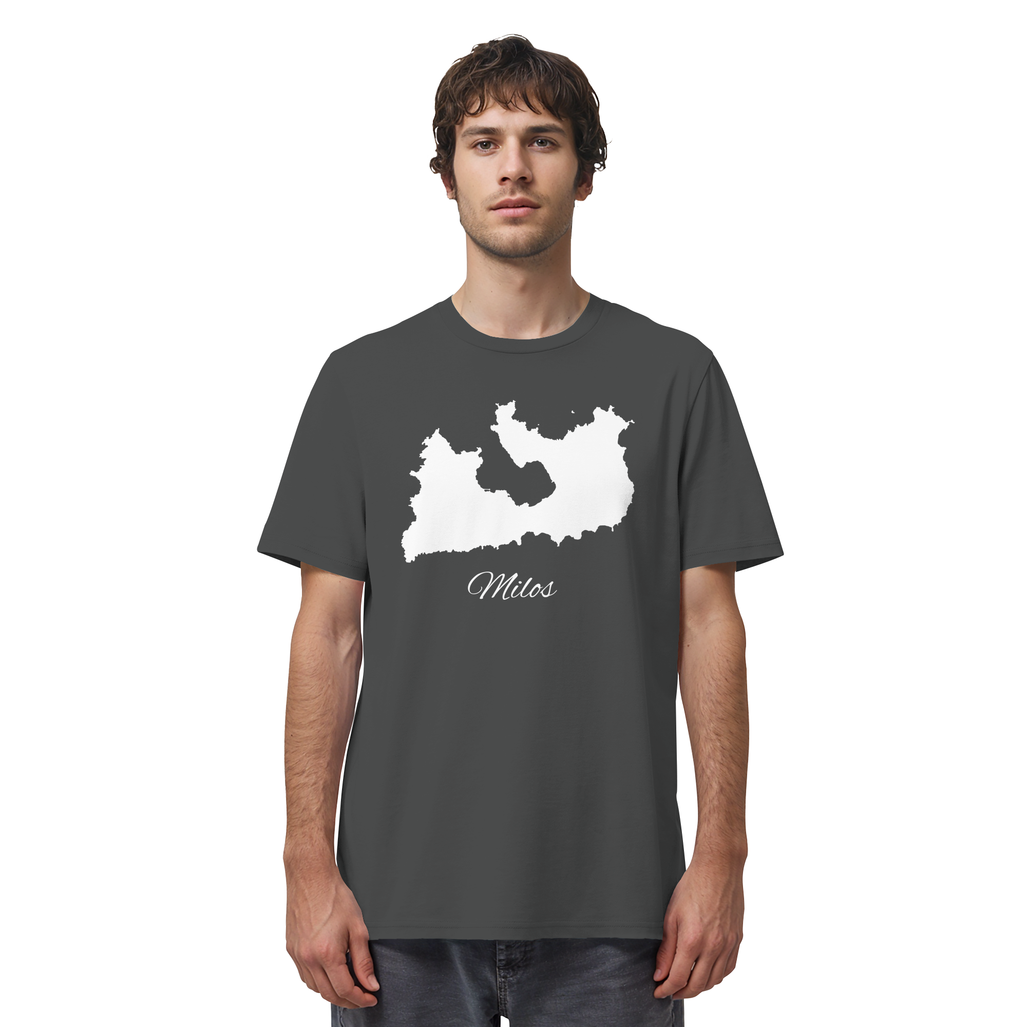 Milos Silhouette Griechenland - Organic Shirt