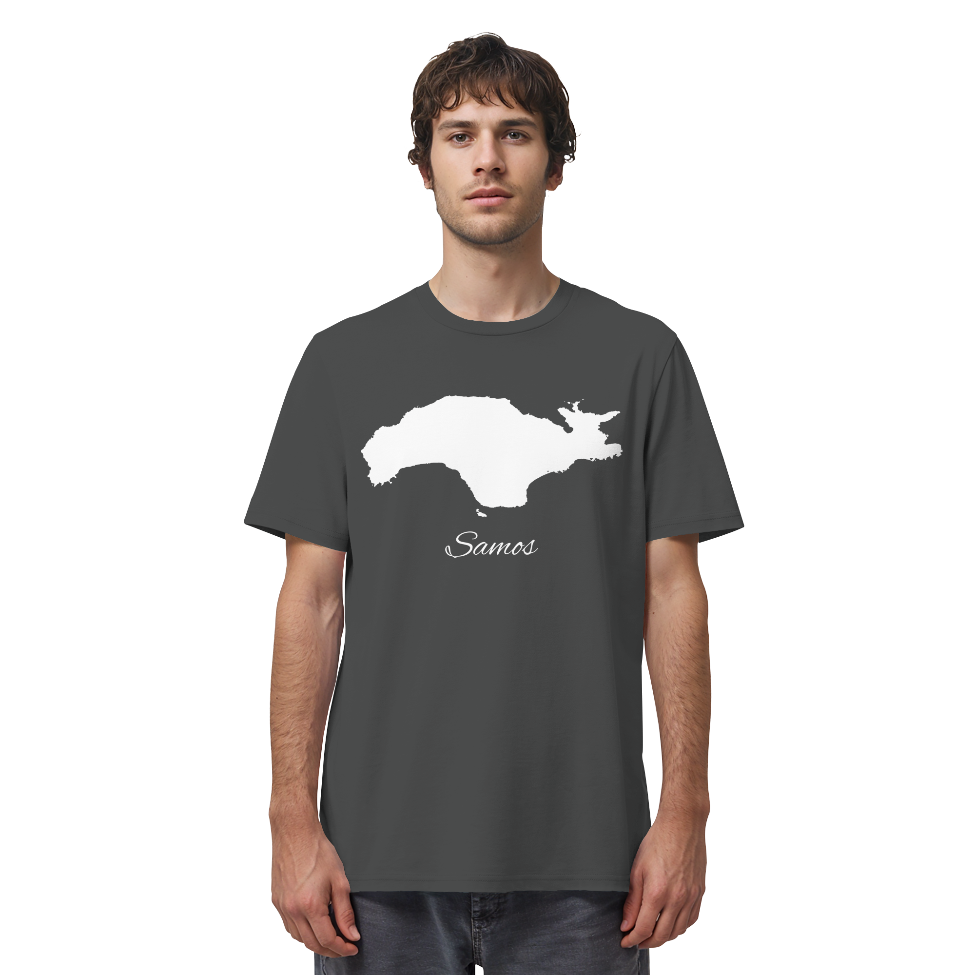 Samos Silhouette Griechenland - Organic Shirt