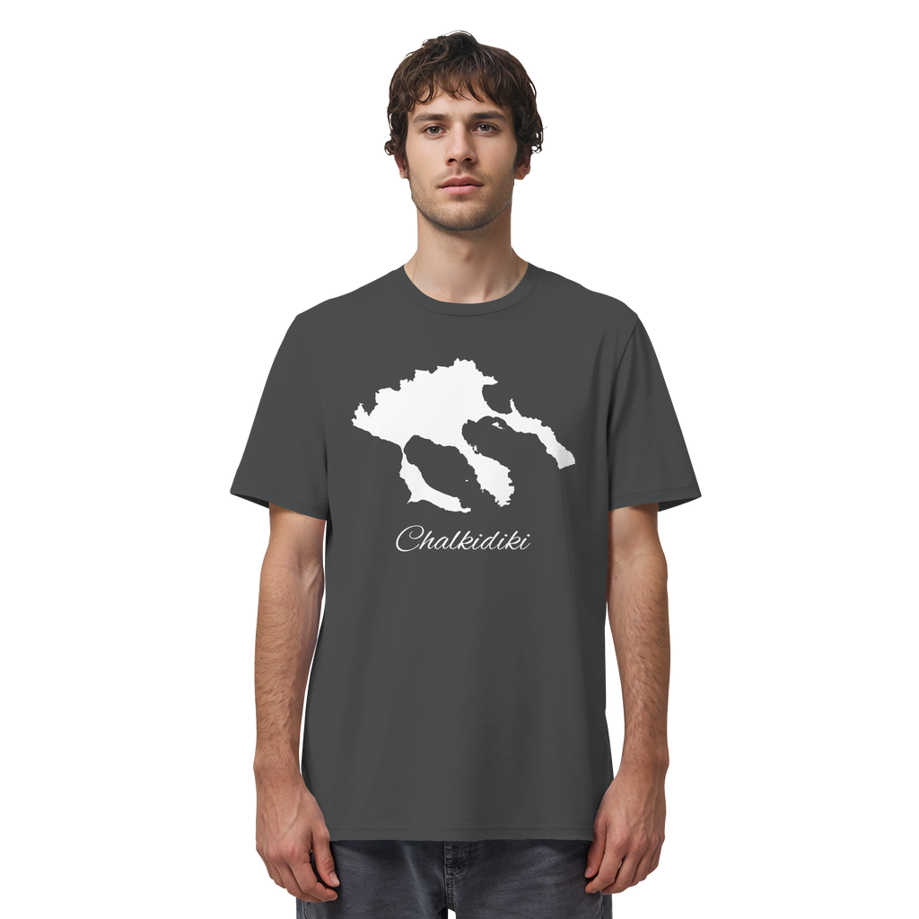 Chalkidiki Silhouette Griechenland - Organic Shirt