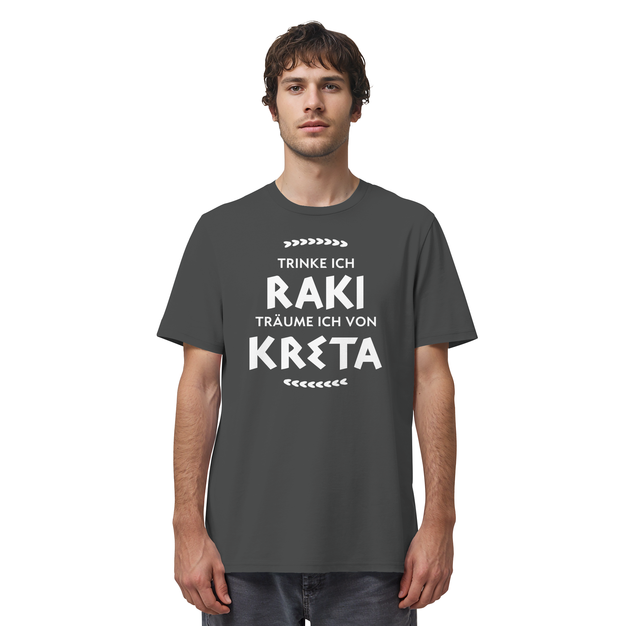 Trinke ich Raki träume ich von Kreta - Organic Shirt