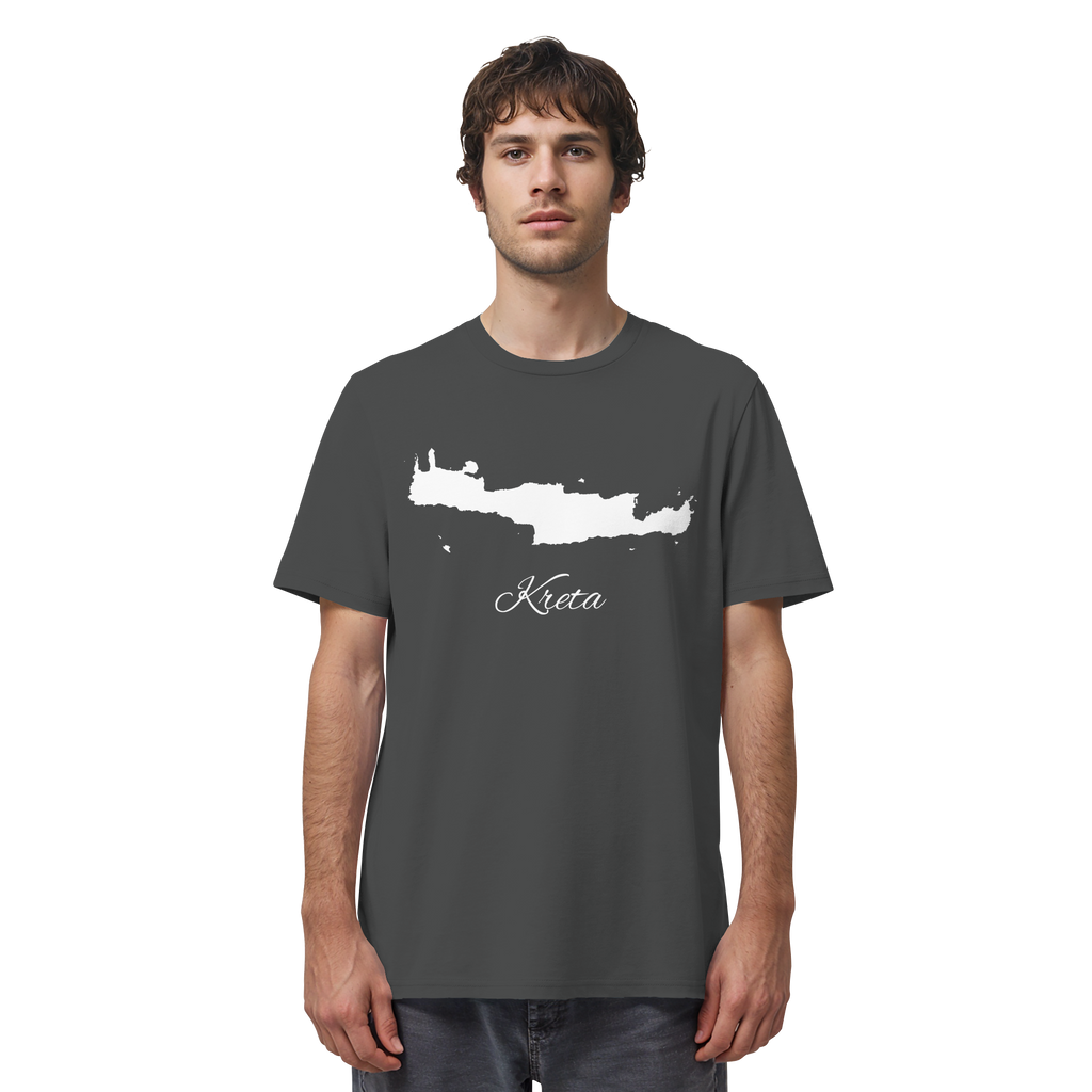 Kreta Silhouette Griechenland - Organic Shirt