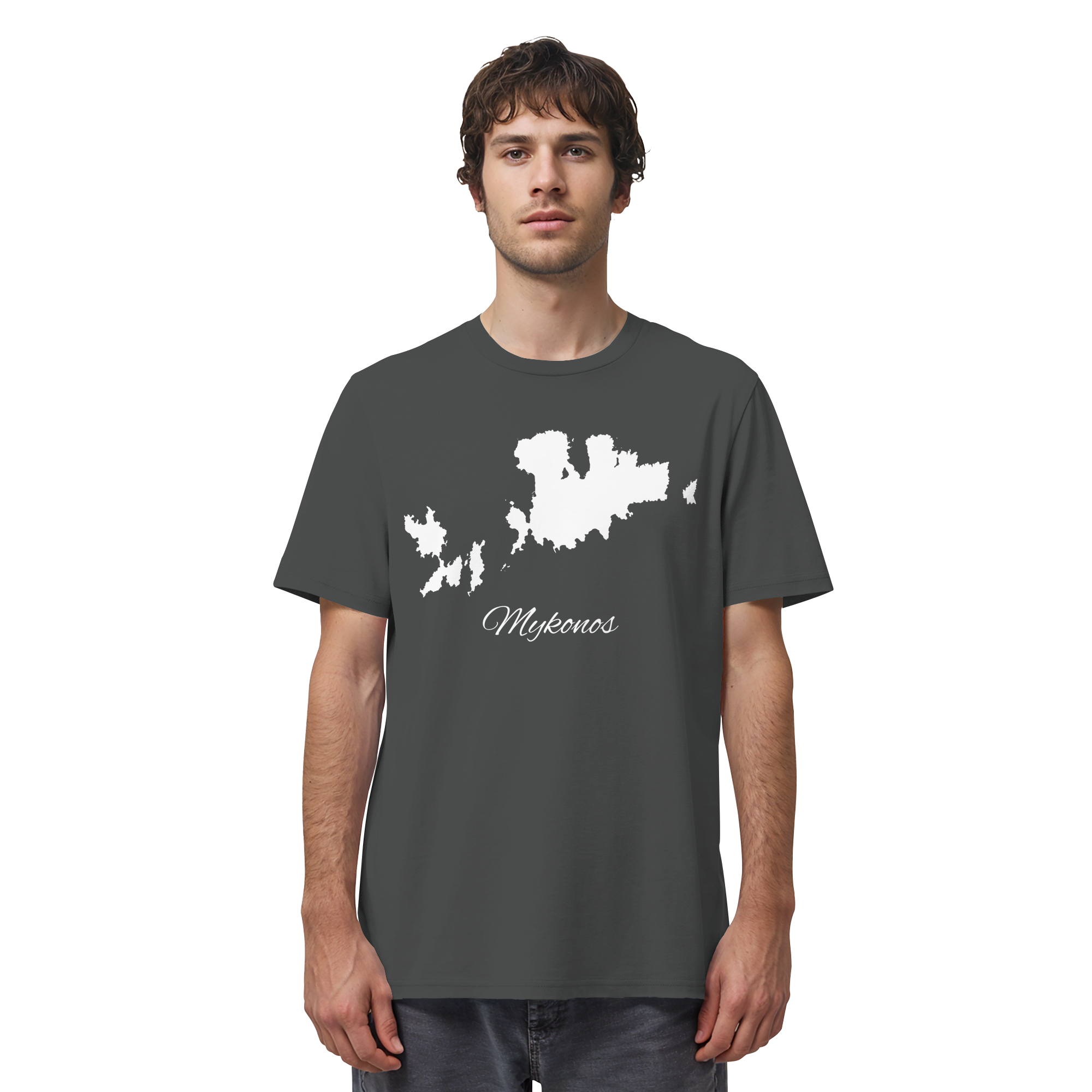 Mykonos Silhouette Griechenland - Organic Shirt