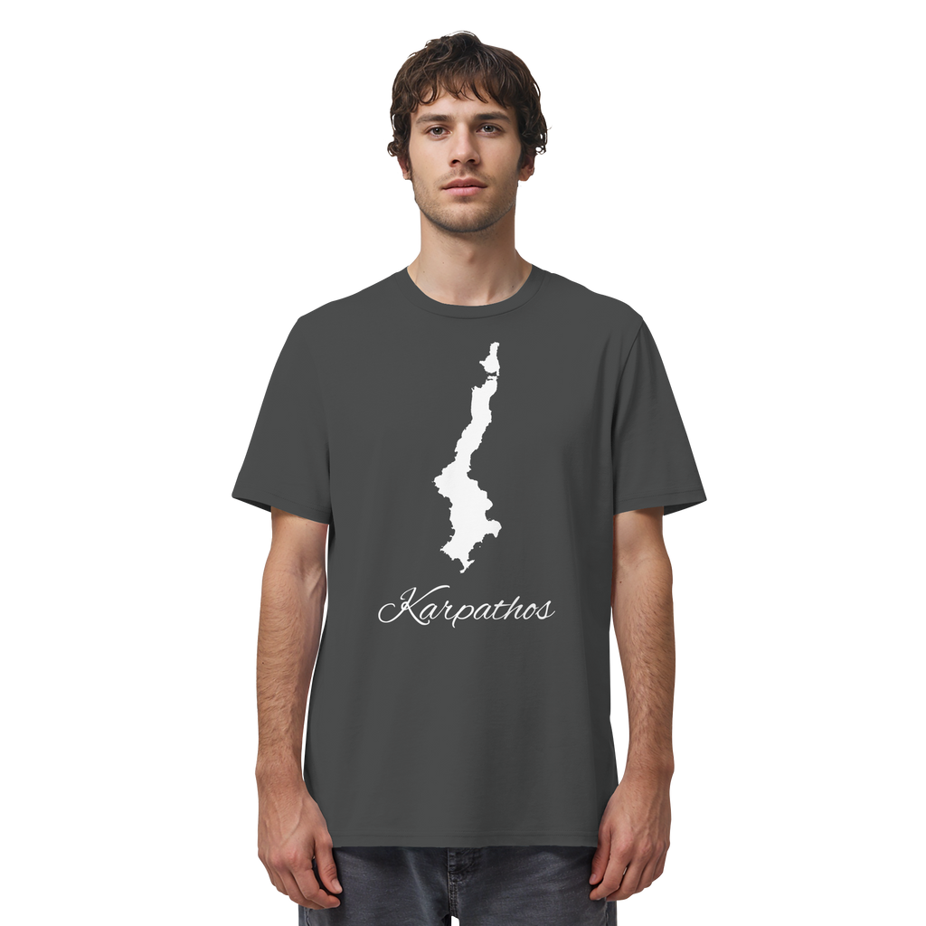 Karpathos Silhouette Griechenland - Organic Shirt