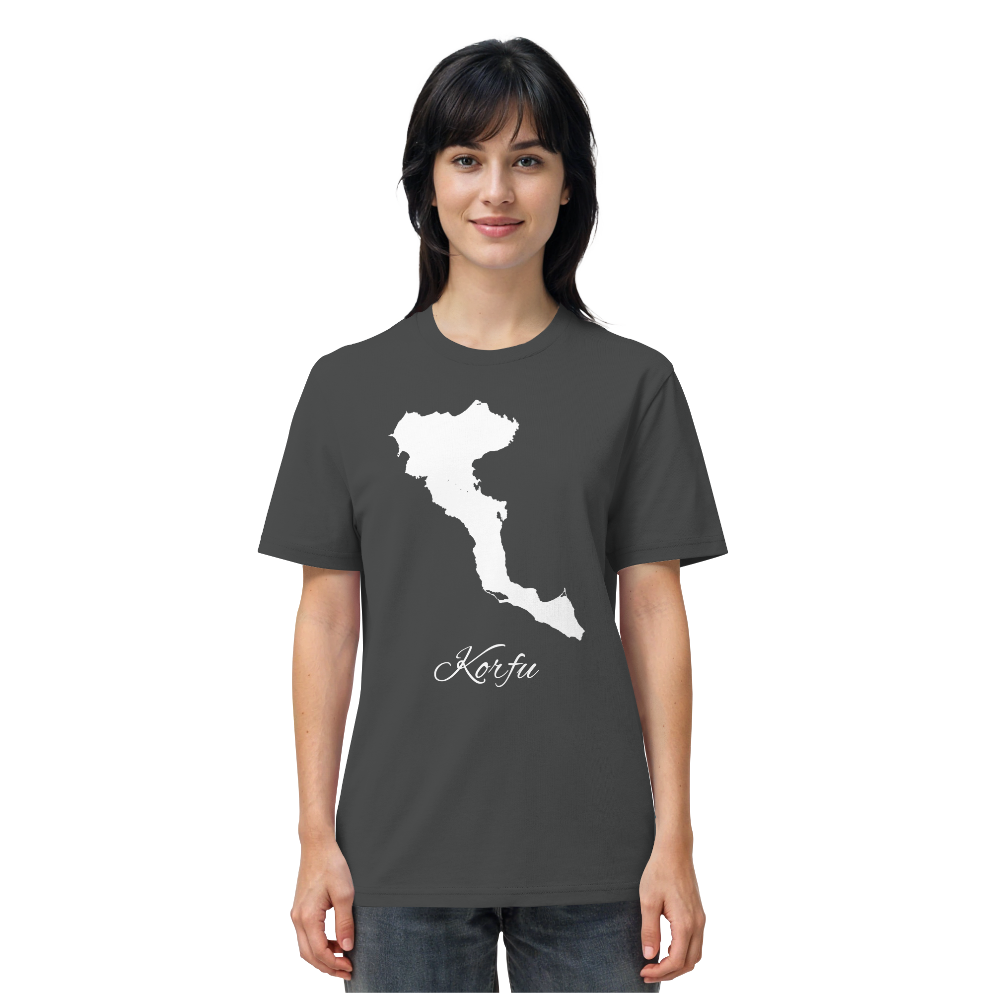 Korfu Silhouette Griechenland - Organic Shirt