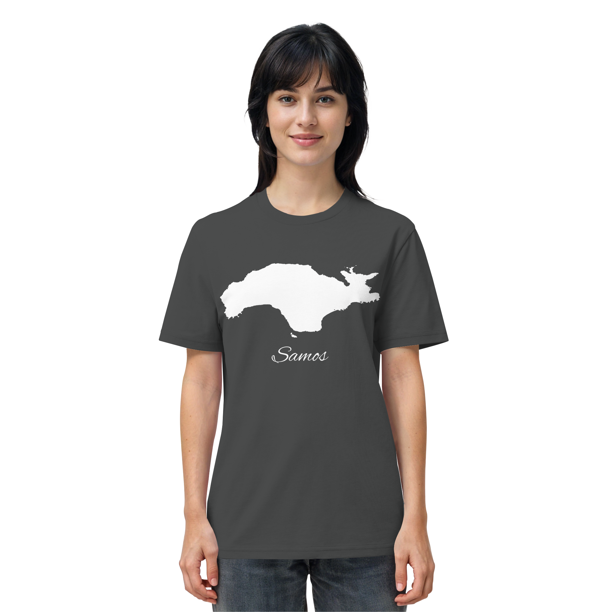 Samos Silhouette Griechenland - Organic Shirt
