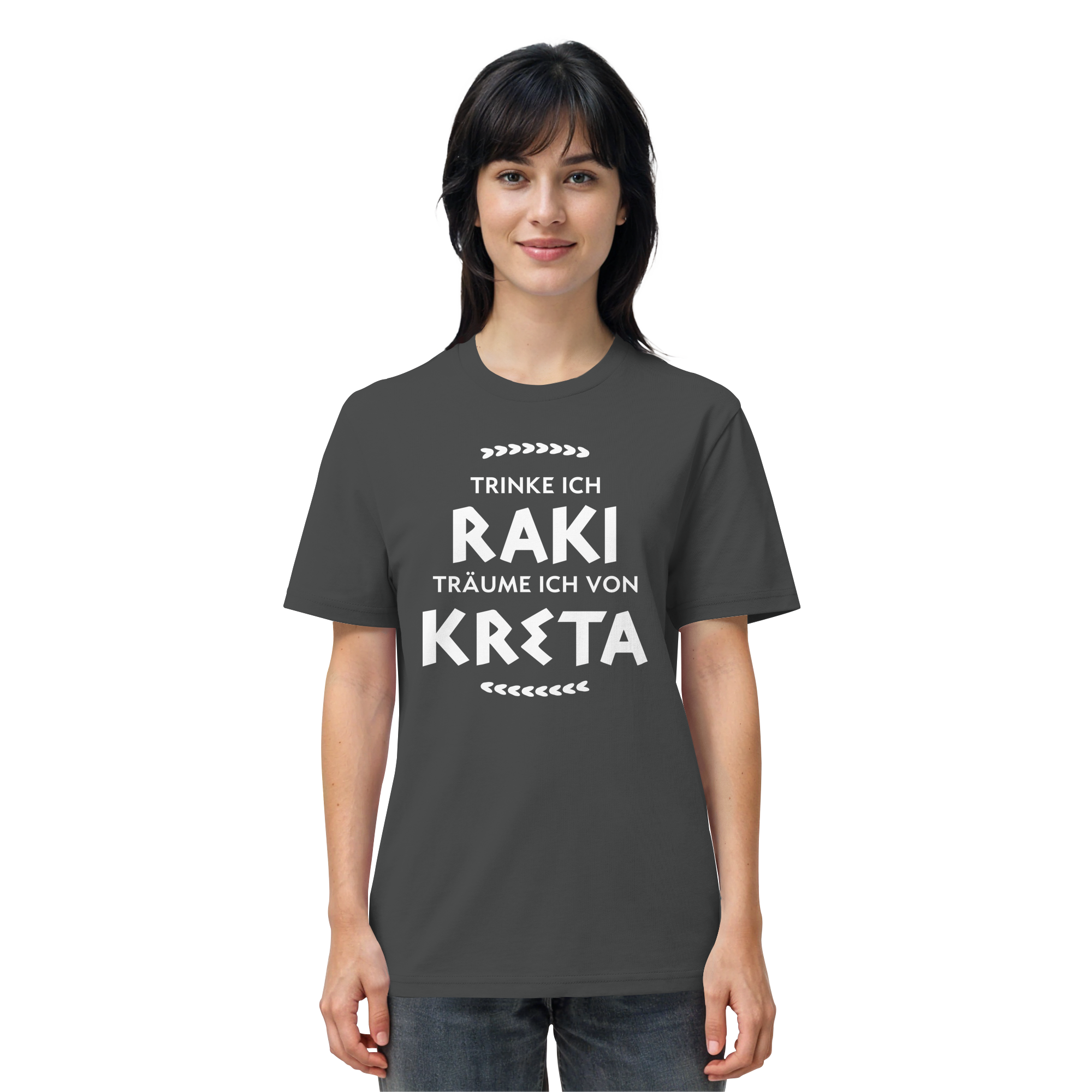 Trinke ich Raki träume ich von Kreta - Organic Shirt