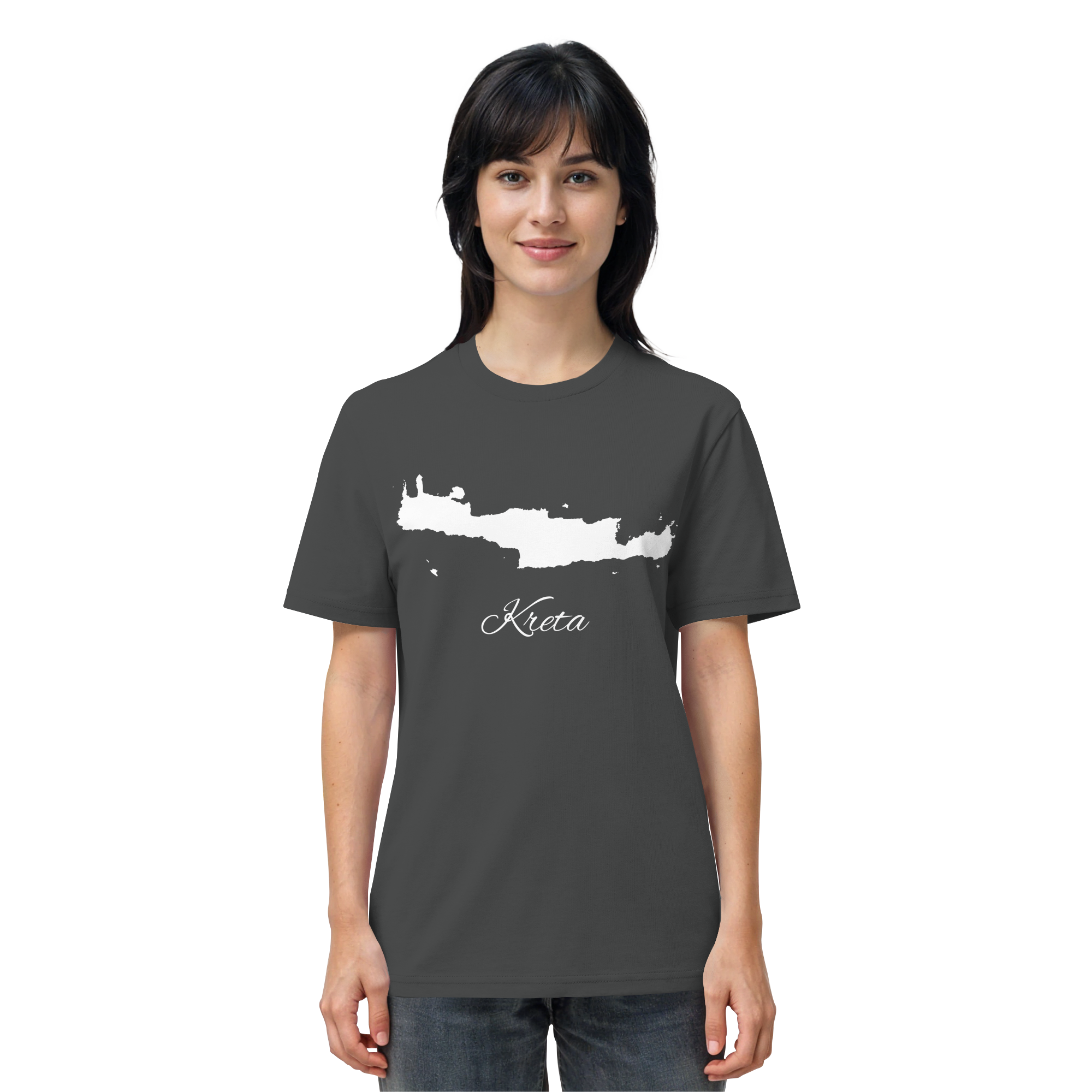 Kreta Silhouette Griechenland - Organic Shirt