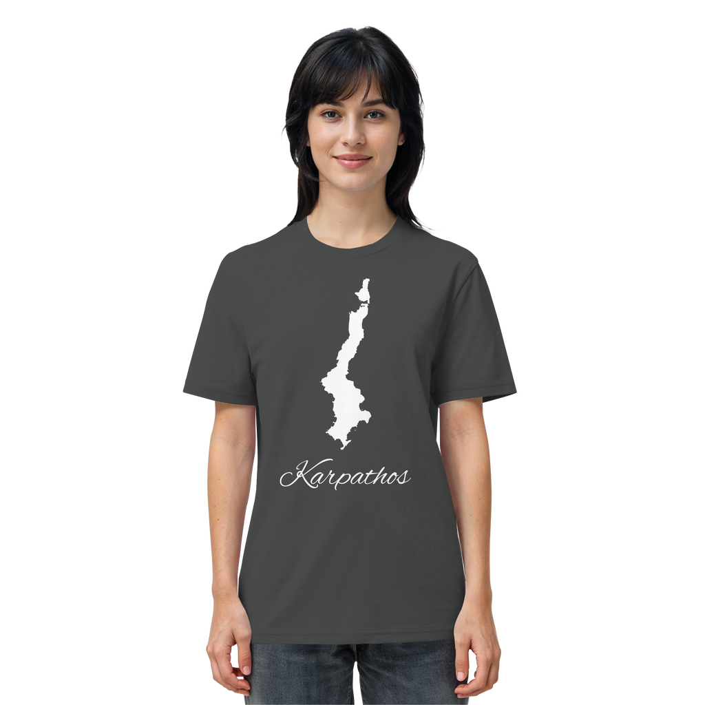 Karpathos Silhouette Griechenland - Organic Shirt