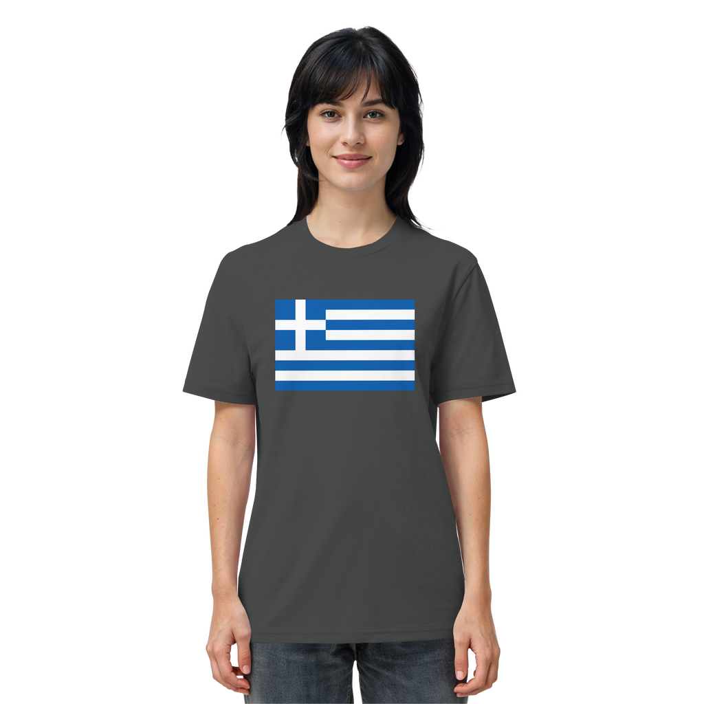 Griechenland Flagge - Organic Shirt