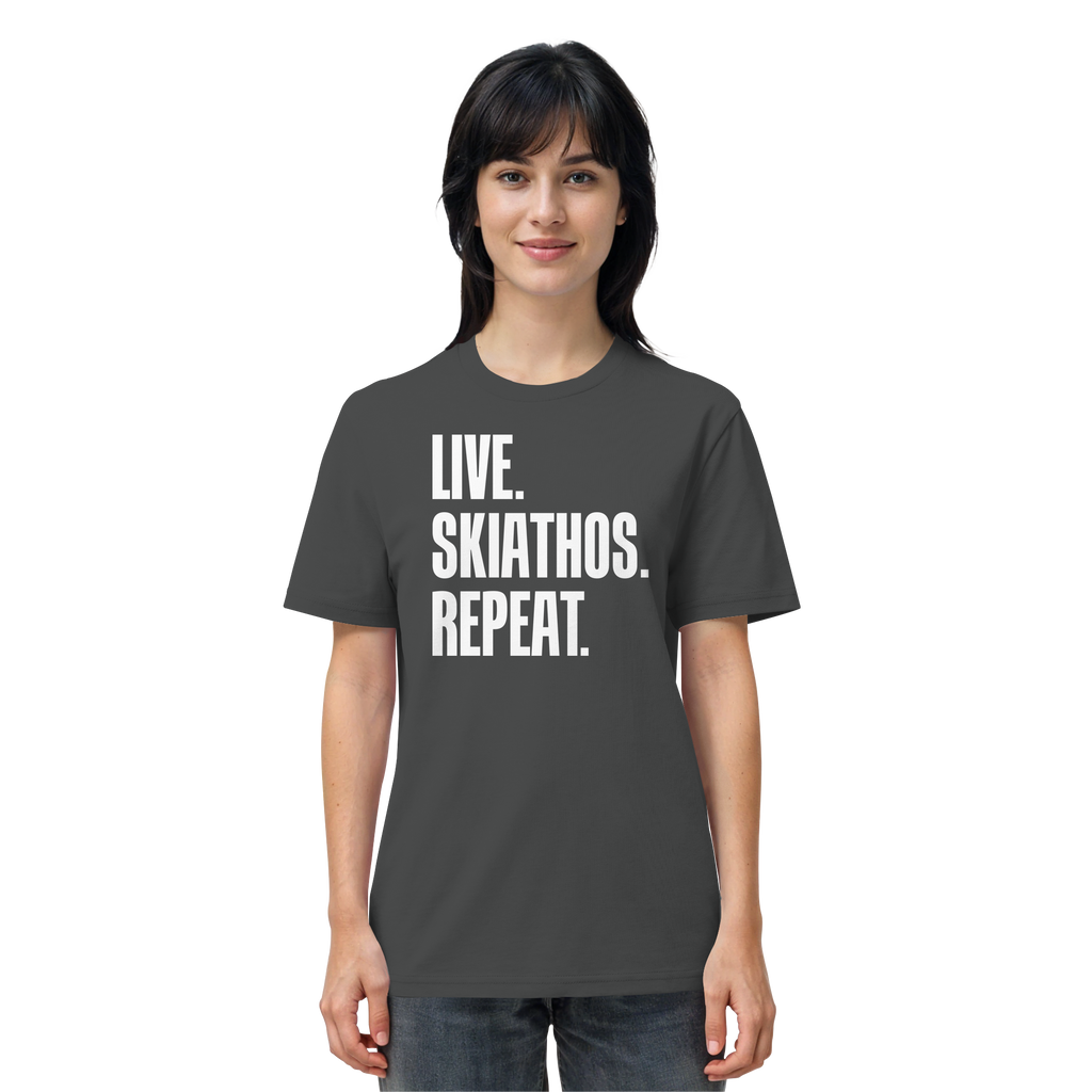 LIVE. SKIATHOS. REPEAT. - Organic Shirt