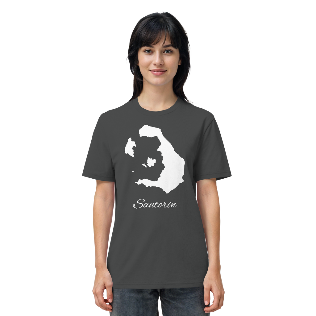Santorin Silhouette Griechenland - Organic Shirt