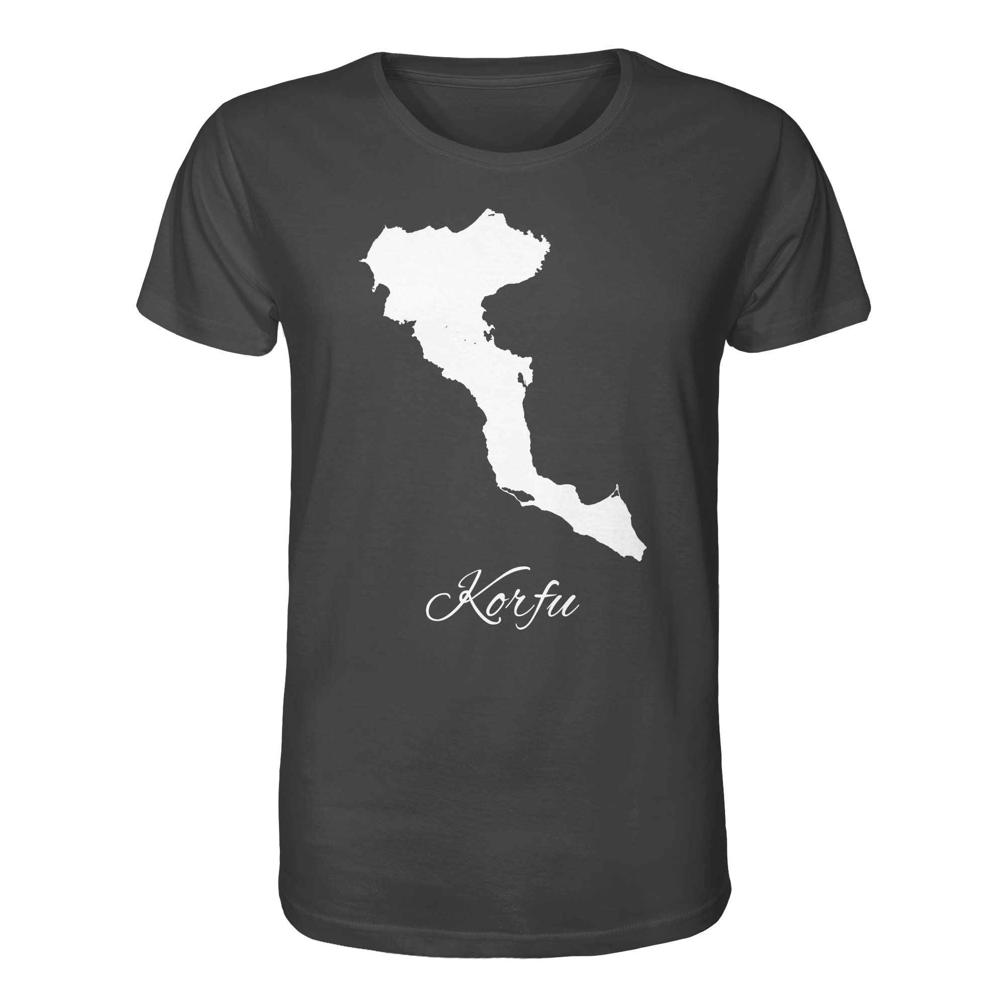 Korfu Silhouette Griechenland - Organic Shirt