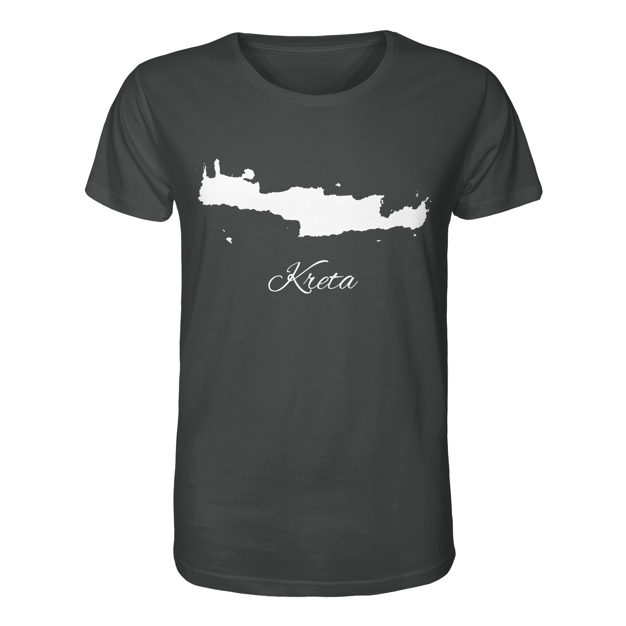 Kreta Silhouette Griechenland - Organic Shirt
